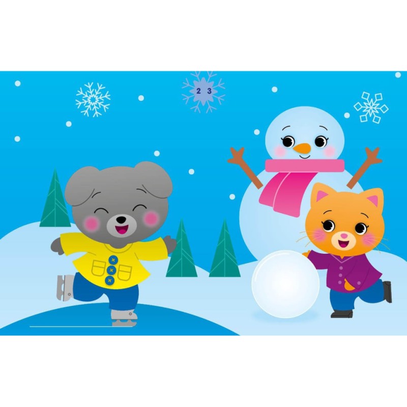 Набір для творчості "Аплікації наліпками Киця" 1655001, 30 наліпок