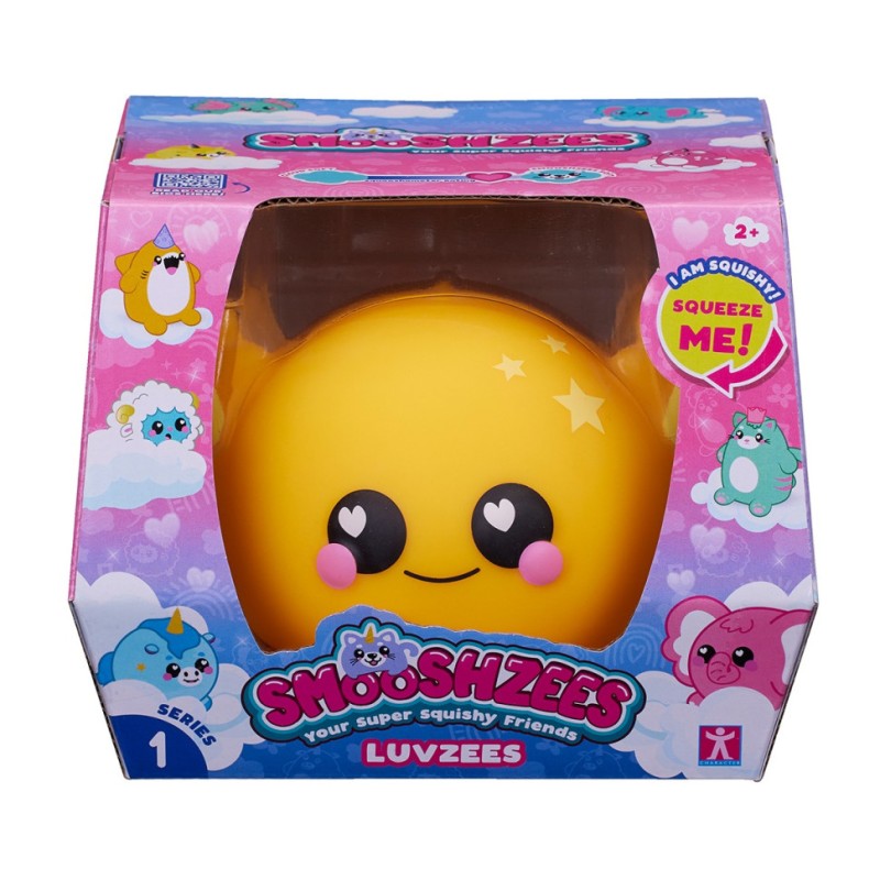 Колекційна іграшка-антистрес "Аксолотль Сонні" Smooshzees 08227 серії Luvzees