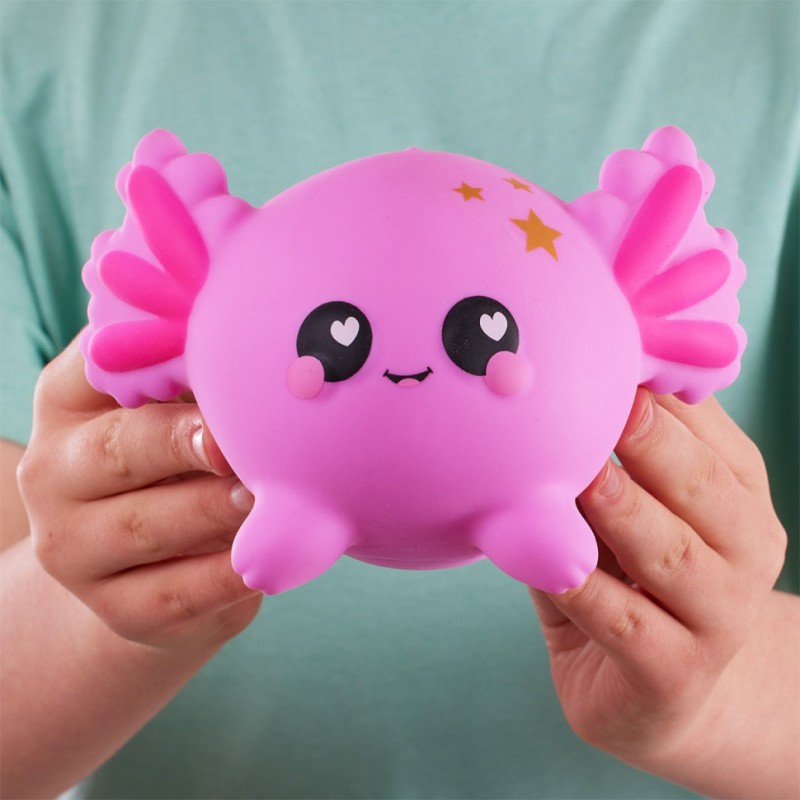 Колекційна іграшка-антистрес "Аксолотль Джеллі" Smooshzees 08230 серії Luvzees