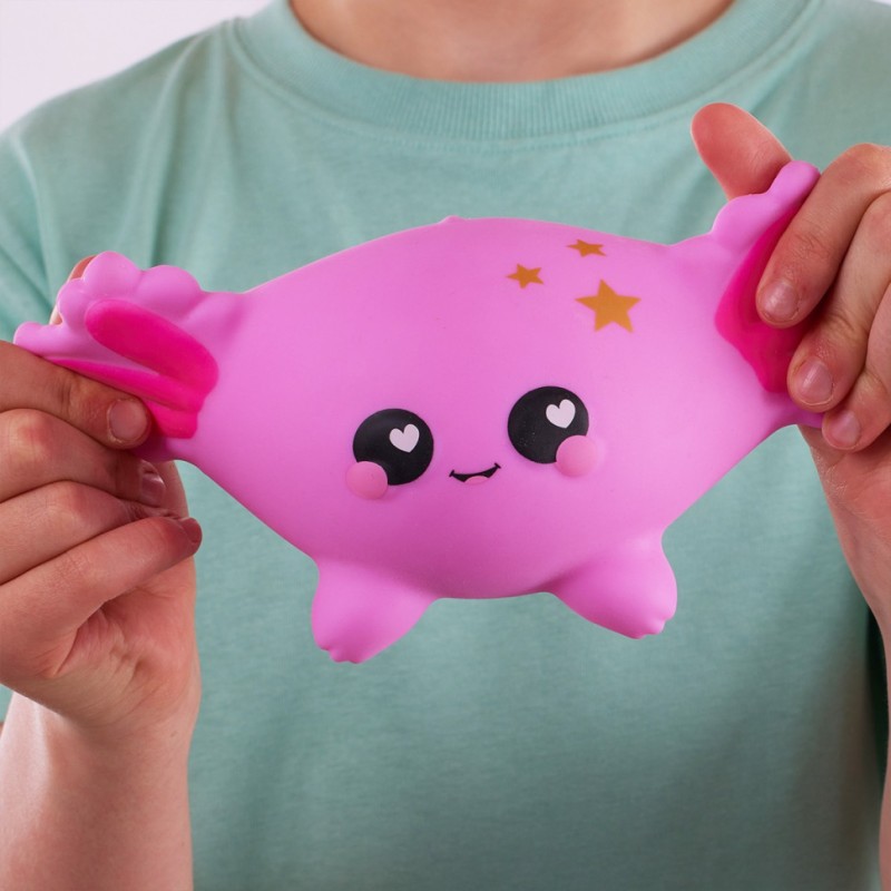 Колекційна іграшка-антистрес "Аксолотль Джеллі" Smooshzees 08230 серії Luvzees