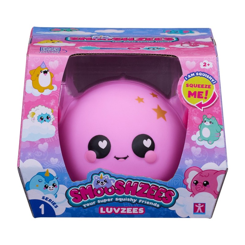 Колекційна іграшка-антистрес "Аксолотль Джеллі" Smooshzees 08230 серії Luvzees