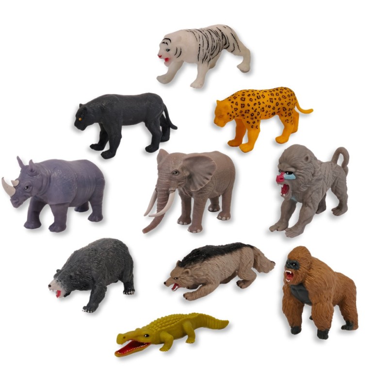 Стретч-іграшка "Хижаки джунглів" #sbabam 30/CN23 у вигляді тварини