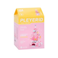 Конструктор детский Новогодняя Елка SLUBAN M38-P8035 Розовый