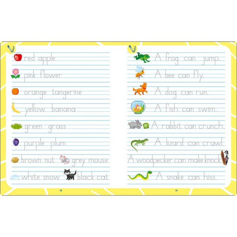 Навчальний зошит "English for kids : Writing words" 20906 англійські слова