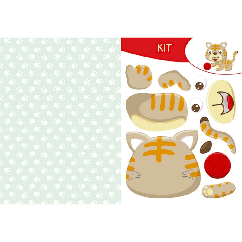 Альбом із шаблонами Вирізай. Клей. Грай "На фермі" 1747003, 16 сторінок