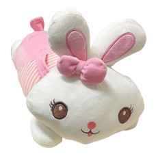 Детская мягкая игрушка "Зайка" L1122(Pink) игрушка с пледом, размер 60 см