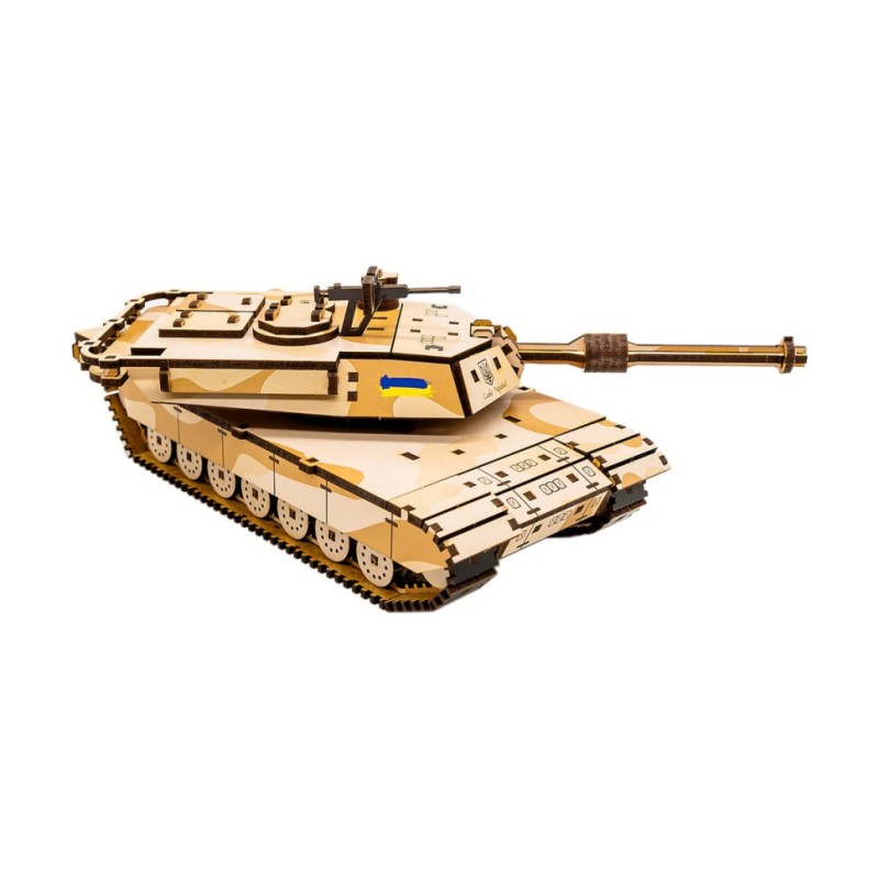 Дерев'яний 3D конструктор "Абрамс" Puz-26917, 187 деталей