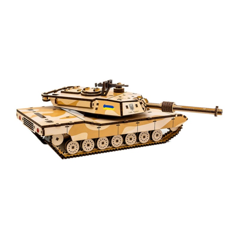 Дерев'яний 3D конструктор "Абрамс" Puz-26917, 187 деталей