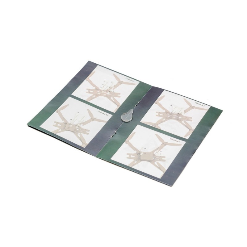 Дерев'яний 3D конструктор "FPV дрон" Puz-00923, 95 деталей