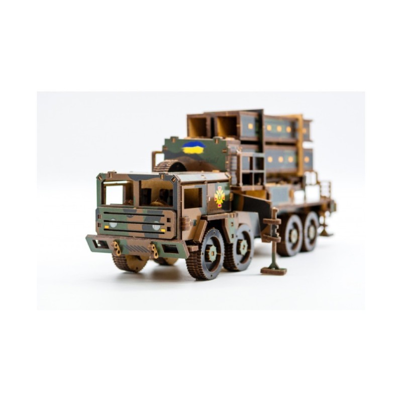 Дерев'яний 3D конструктор "ЗРК Patriot" Арт-25220, 220 деталей