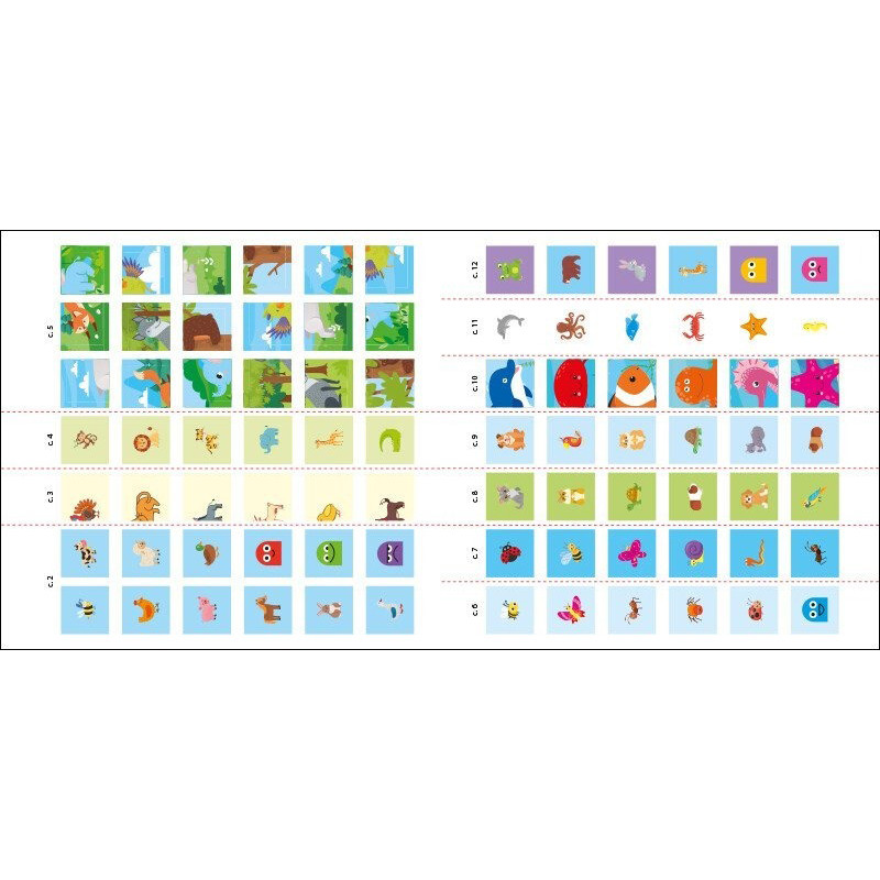 Книжка Англійська з наліпками "Лео та Ліз шукають тваринок" 1731001