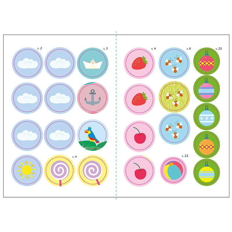 Книга з наклейками Малюк Киць-Киць "Цифри" 1841004, 12 сторінок