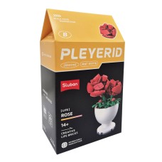 Дитячий конструктор "Квіти у горщику Троянда" SLUBAN M38-B1077B