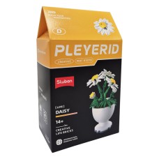 Дитячий конструктор "Квіти у горщику Ромашка" SLUBAN M38-B1077D