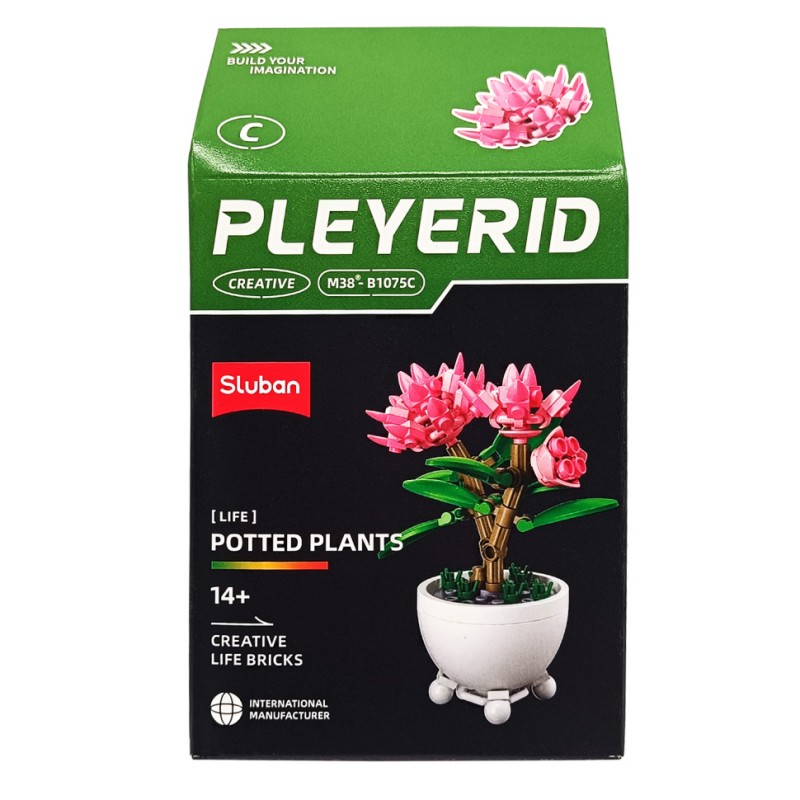 Дитячий конструктор "Квіти у горщику" Potted Plants SLUBAN M38-B1075C