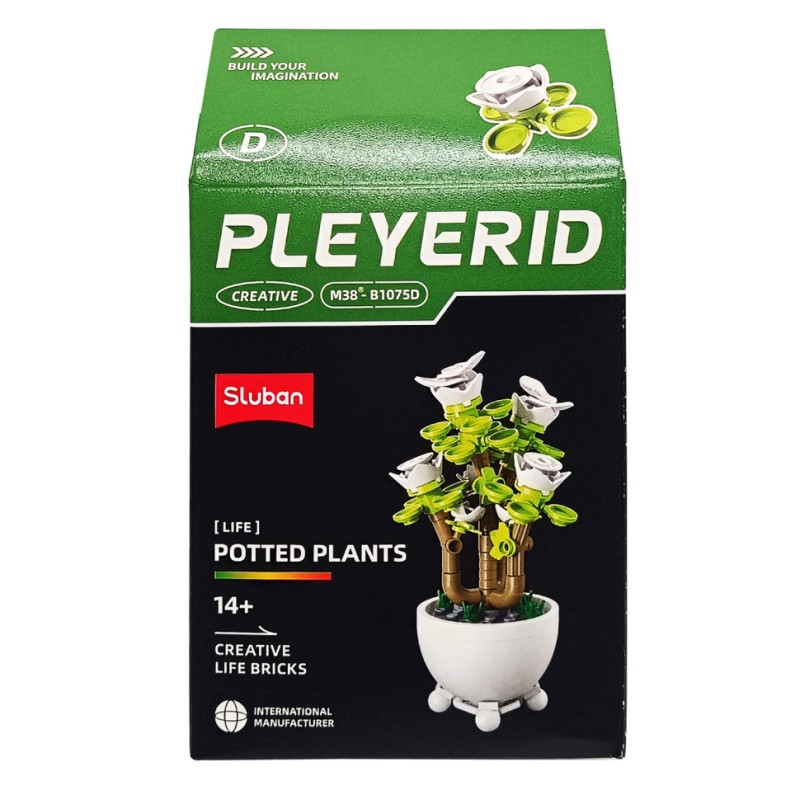 Дитячий конструктор "Квіти у горщику" Potted Plants SLUBAN M38-B1075D