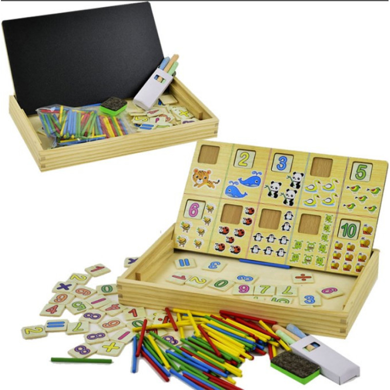 Розвиваючий набір першокласника MD1314 дерев'яний B