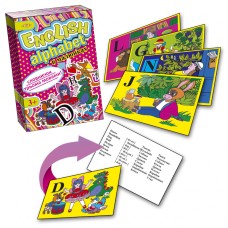 Дитячий розвиваючий комплект ENGLISH ALPHABET MKA0001 в картинках