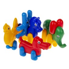 Дитячий конструктор-пазл "Зоо-Логіка": тваринки 1647 з 13 деталей