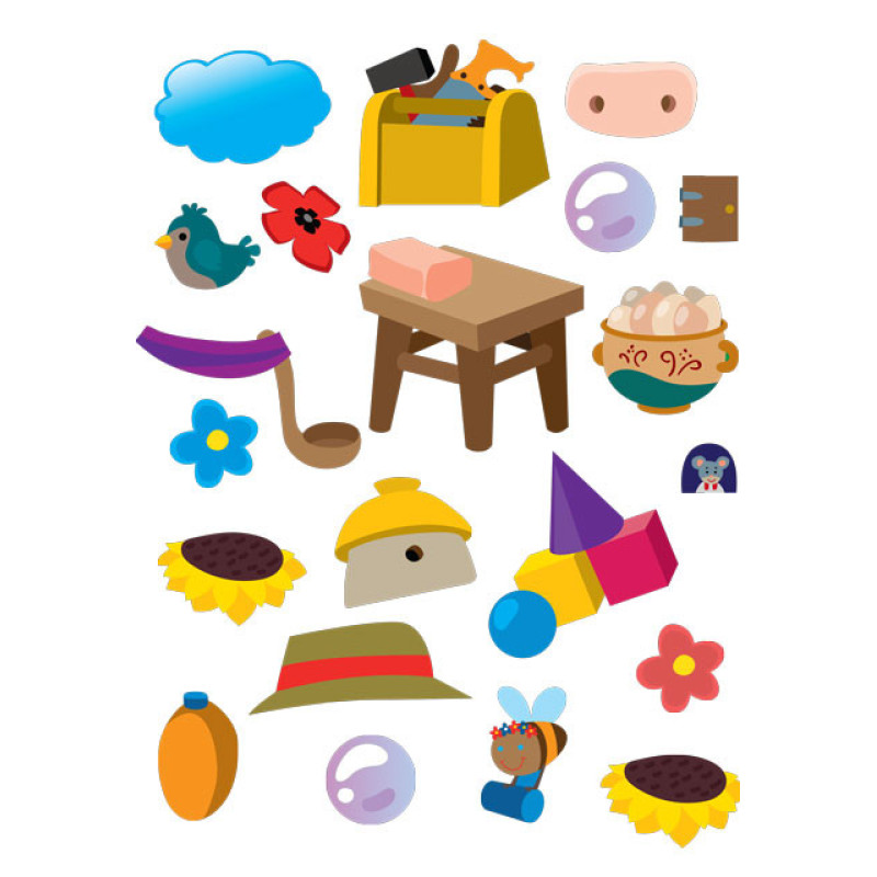 Дитяча розвиваюча книга-гра Кмітливі малюки. Сонце 402962 з наклейками