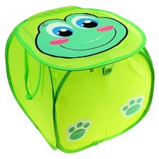 Детская корзина для игрушек M 2508 с ручками Лягушка