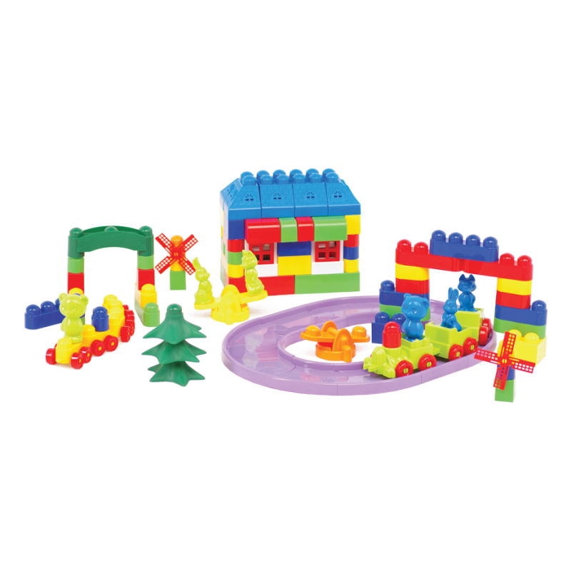 Дитячий конструктор "Майстер Блок" №10 1-032, 135 деталей