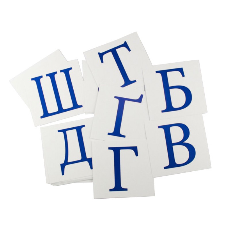 Розвиваючі картки "Українські Букви" (110х110 мм) 67146 укр. мовою
