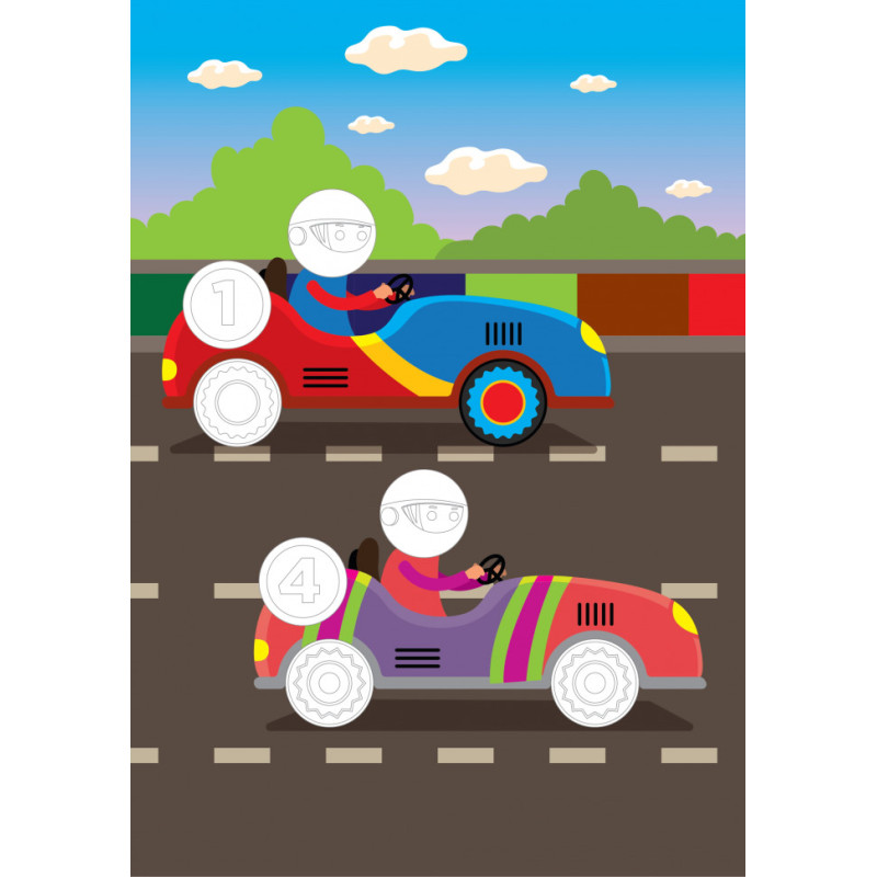 Дитяча велика книга "Авто" 403600 з наклейками