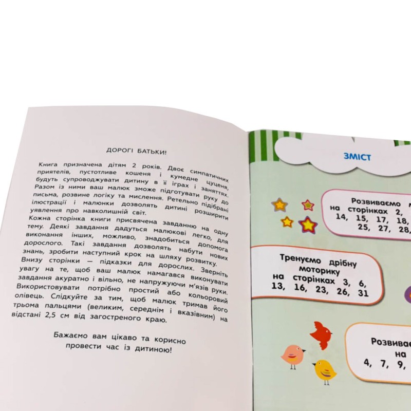 Навчальна книга Кмітливчики для малюків 2 роки 132 788