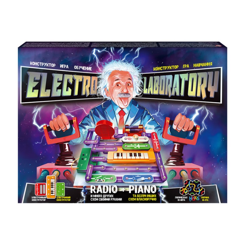 Електронний конструктор "Electro Laboratory. Radio+Piano" Danko Toys ELab-01-03 Radio+Piano