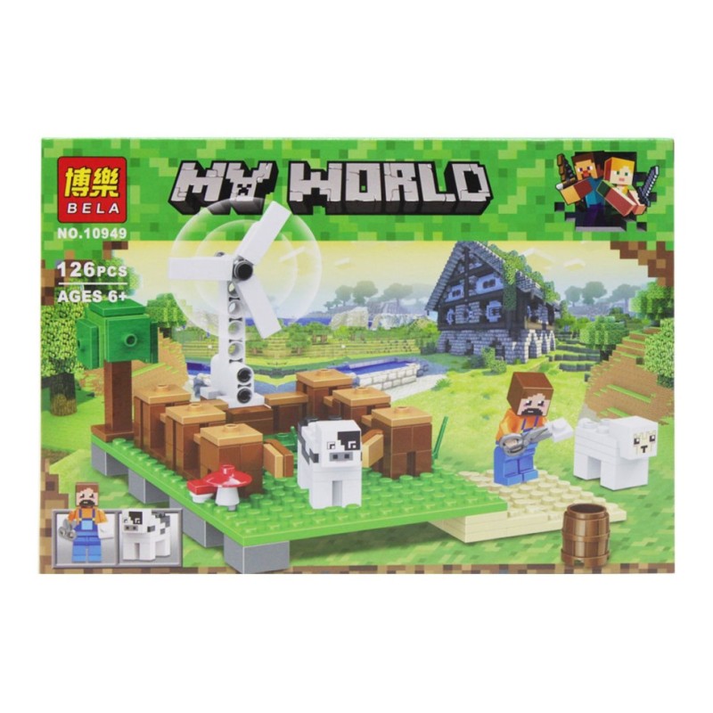 Дитячий конструктор "MINECRAFT" BELA 10948/49/50/51/52/53 10949
