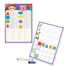 Дошка-тренажер "Фігури та форми" Vladi Toys VT5010-27 (укр)