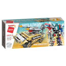 Дитячий Конструктор Qman 1412-1-6 транспорт, 79 дет  Assault Armored Vehicle