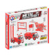 Дитячий Конструктор металевий "Пожежна техніка" ТехноК 2056TXK, 309 деталей