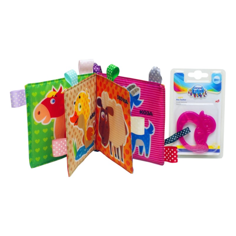 М'яка книжка-шуршалка "Корівка" Книжковий хмарочос 403754 з прорізувачем