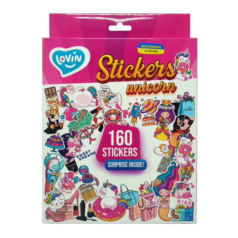 Набір стікерів Unicorn TM Lovin 90015
