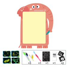 Доска для рисования светом Limo Toy SK 0018A/B/C маркер-фонарик Слон