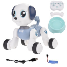 Інтерактивна тварина Собачка Limo Toy 1090A на радіокеруванні Синій