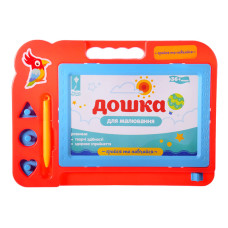 Дошка для малювання магнітна Країна Іграшок PL-7010 з ручкою Червоний