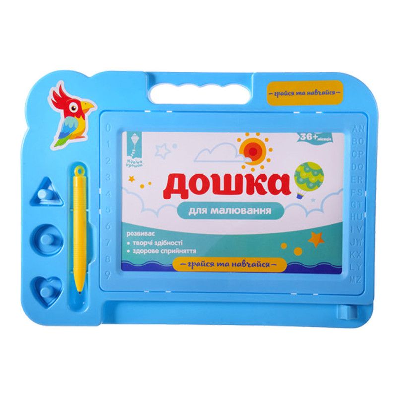 Дошка для малювання магнітна Країна Іграшок PL-7010 з ручкою Синій