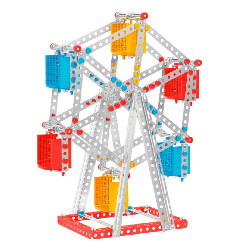 Металевий конструктор Колесо огляду ТехноК 7891TXK, 470 деталей