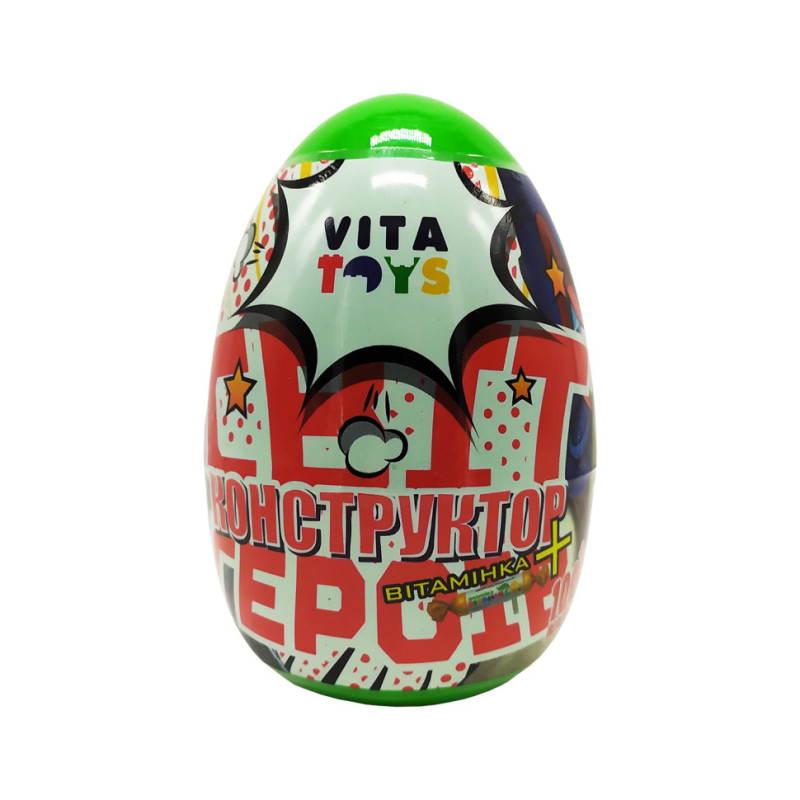 Конструктор у яйці "Герої" Vita Toys VTK 0074 100 деталей