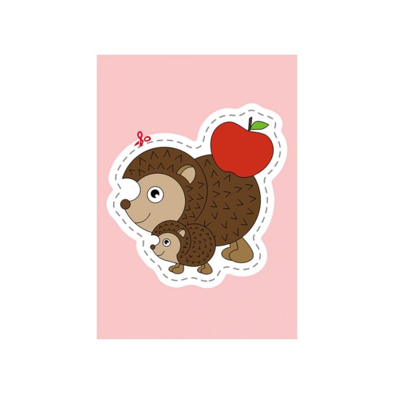 Вирізалки для найменших. Тварини та їх дитинчата КЕНГУРУ 1376004 від 3 років