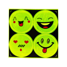 Наклейка светоотражающая "Смайл" 133SP 4 штуки Вид-7