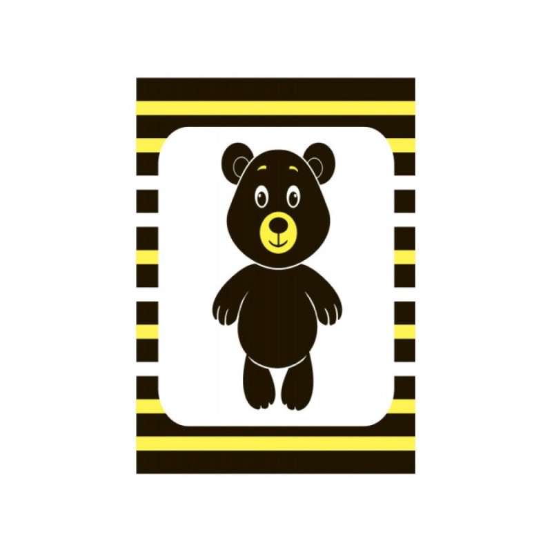 Контрастна книга для немовляти Мі-мі-книжка 755005 картон