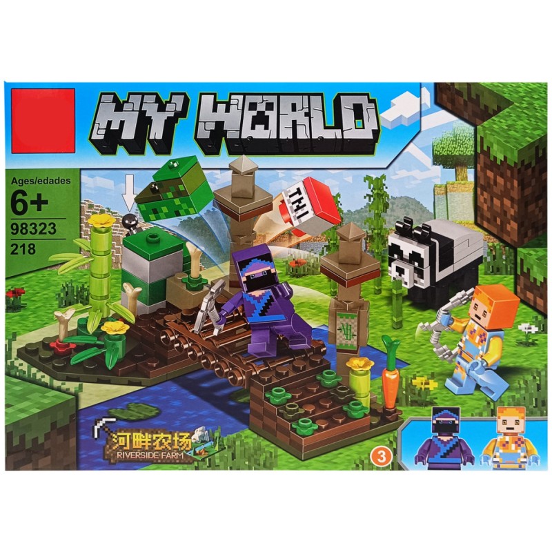 Дитячий Конструктор "MINECRAFT" 98323-03, 218 деталей