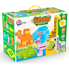 Детский конструктор "Сафари" 9383TXK 97 элементов и 62 наклейки