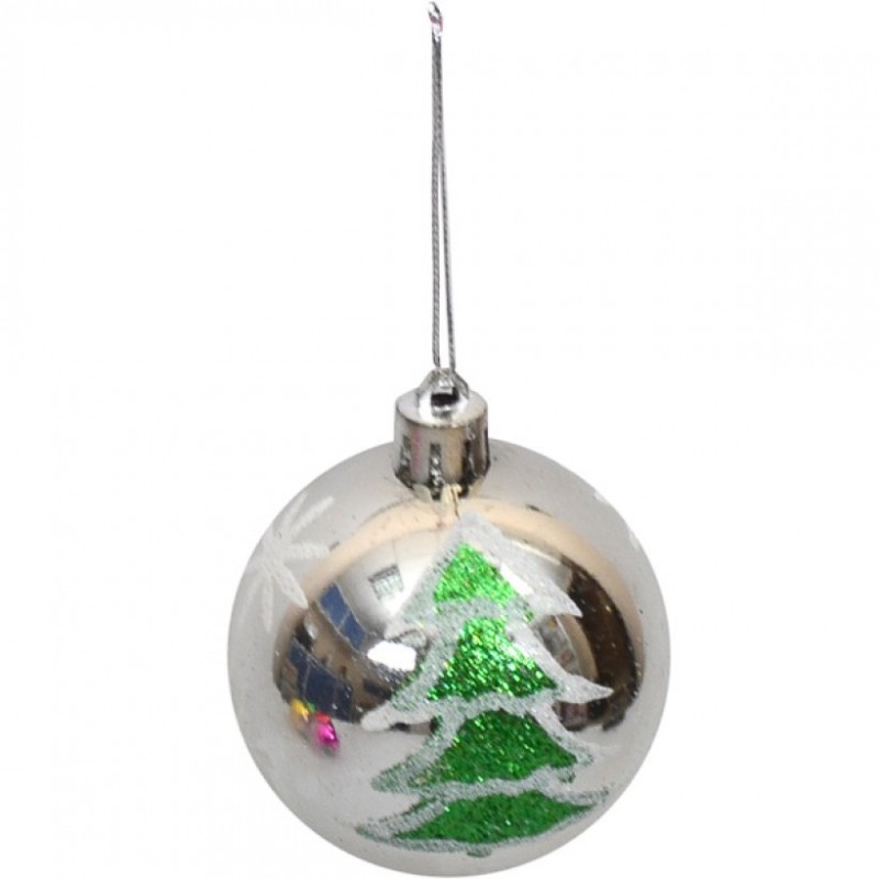 Набір іграшок ялинкових "Кулі" 6 шт. 17HX2104