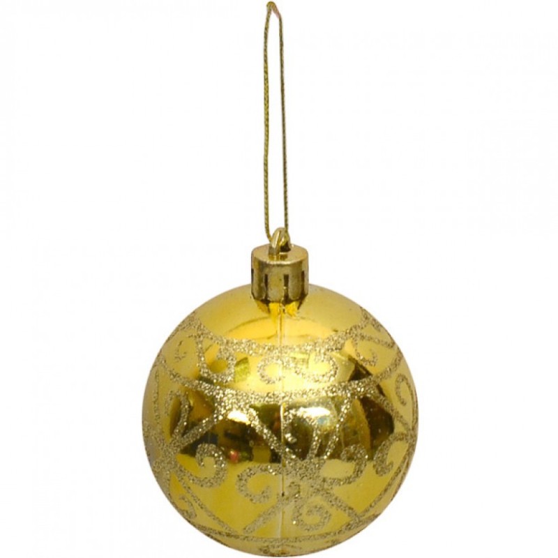 Набір іграшок ялинкових "Кулі" 6 шт. 17HX1073