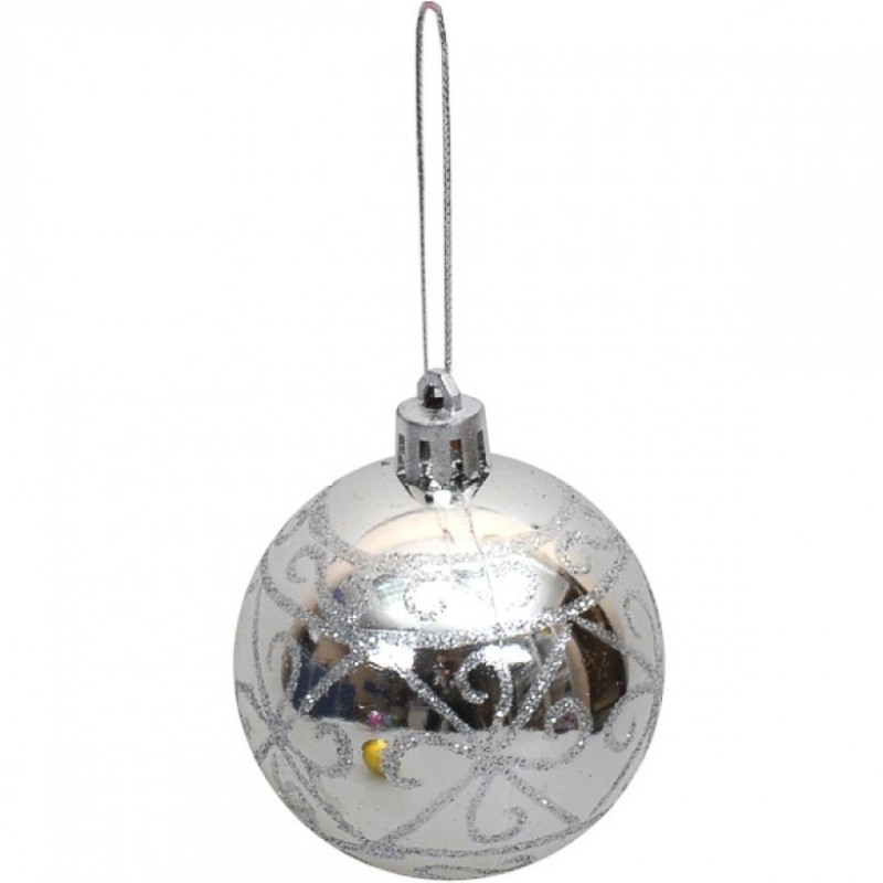 Набір іграшок ялинкових "Кулі" 6 шт. 17HX1073